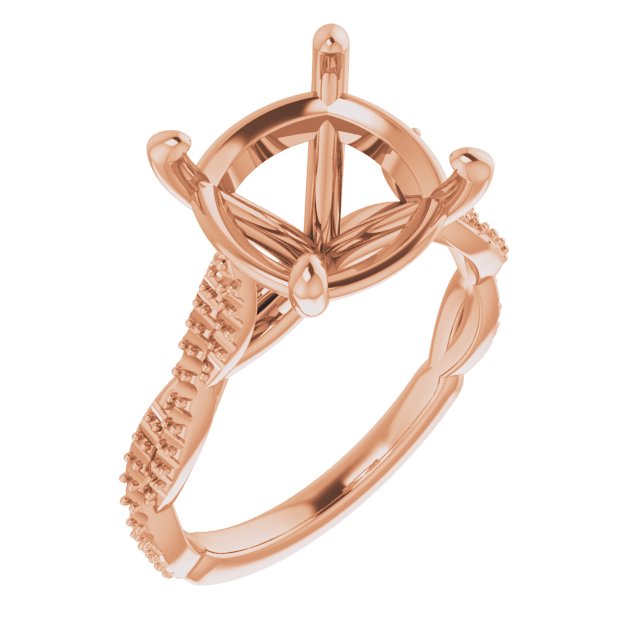 Infinity-Inspired Engagement Ring
