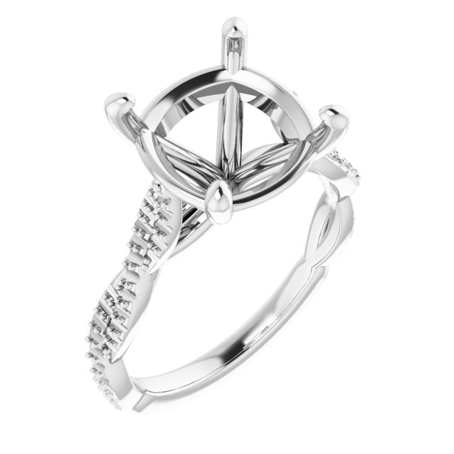 Infinity-Inspired Engagement Ring