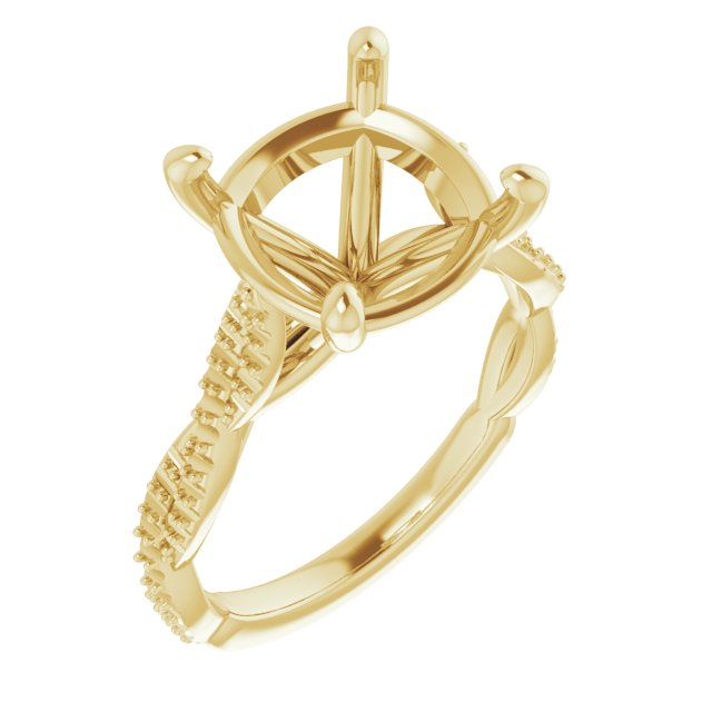 Infinity-Inspired Engagement Ring