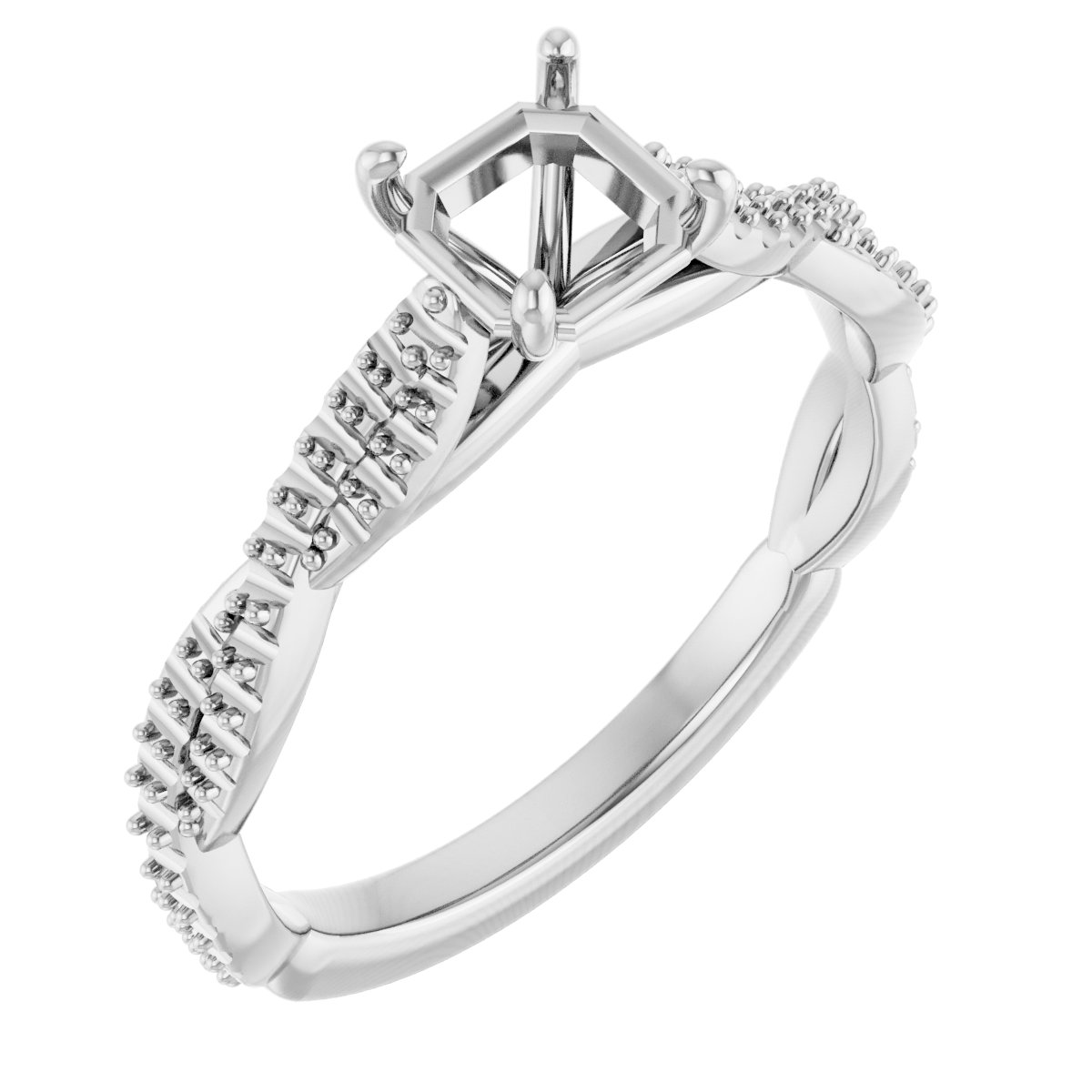 Infinity-Inspired Engagement Ring
