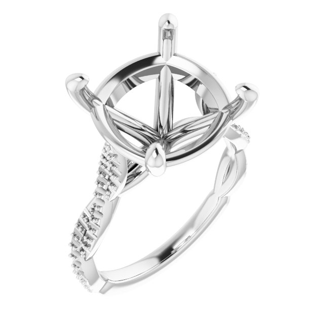 Infinity-Inspired Engagement Ring