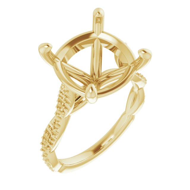 Infinity-Inspired Engagement Ring