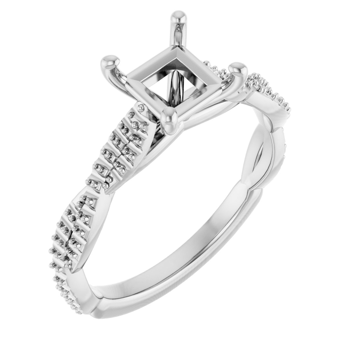 Infinity-Inspired Engagement Ring