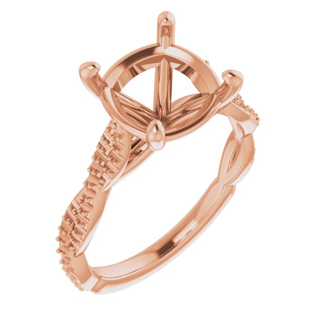 Infinity-Inspired Engagement Ring