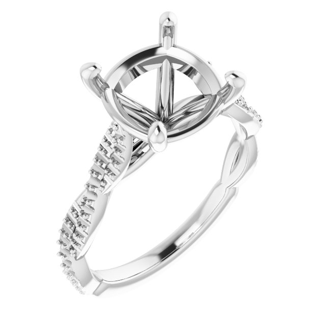 Infinity-Inspired Engagement Ring