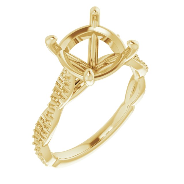 Infinity-Inspired Engagement Ring