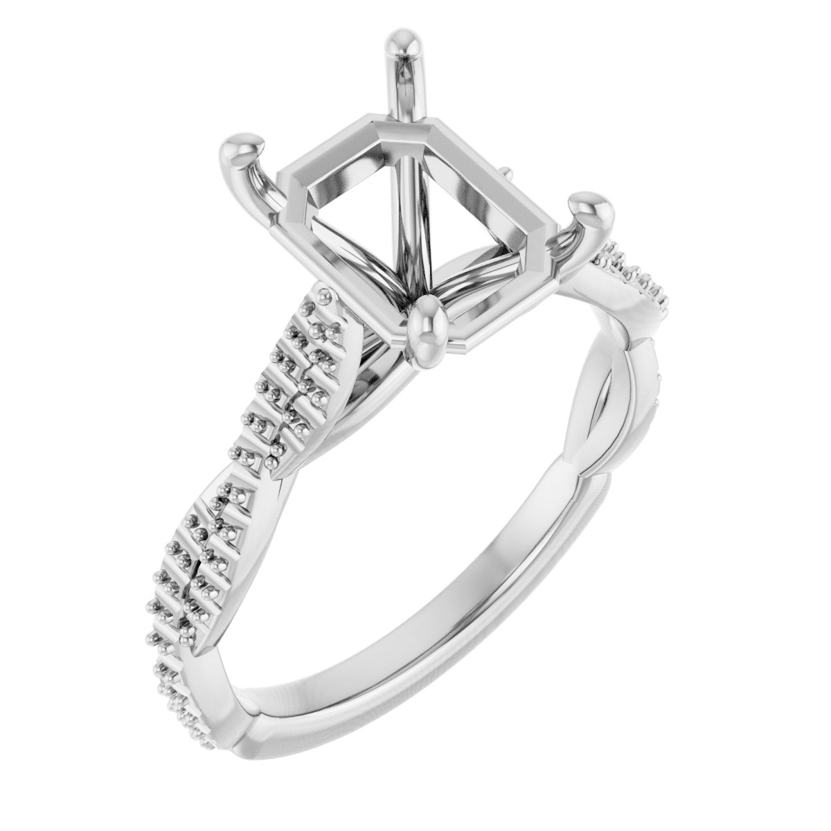 Infinity-Inspired Engagement Ring