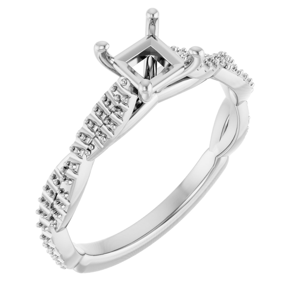 Infinity-Inspired Engagement Ring