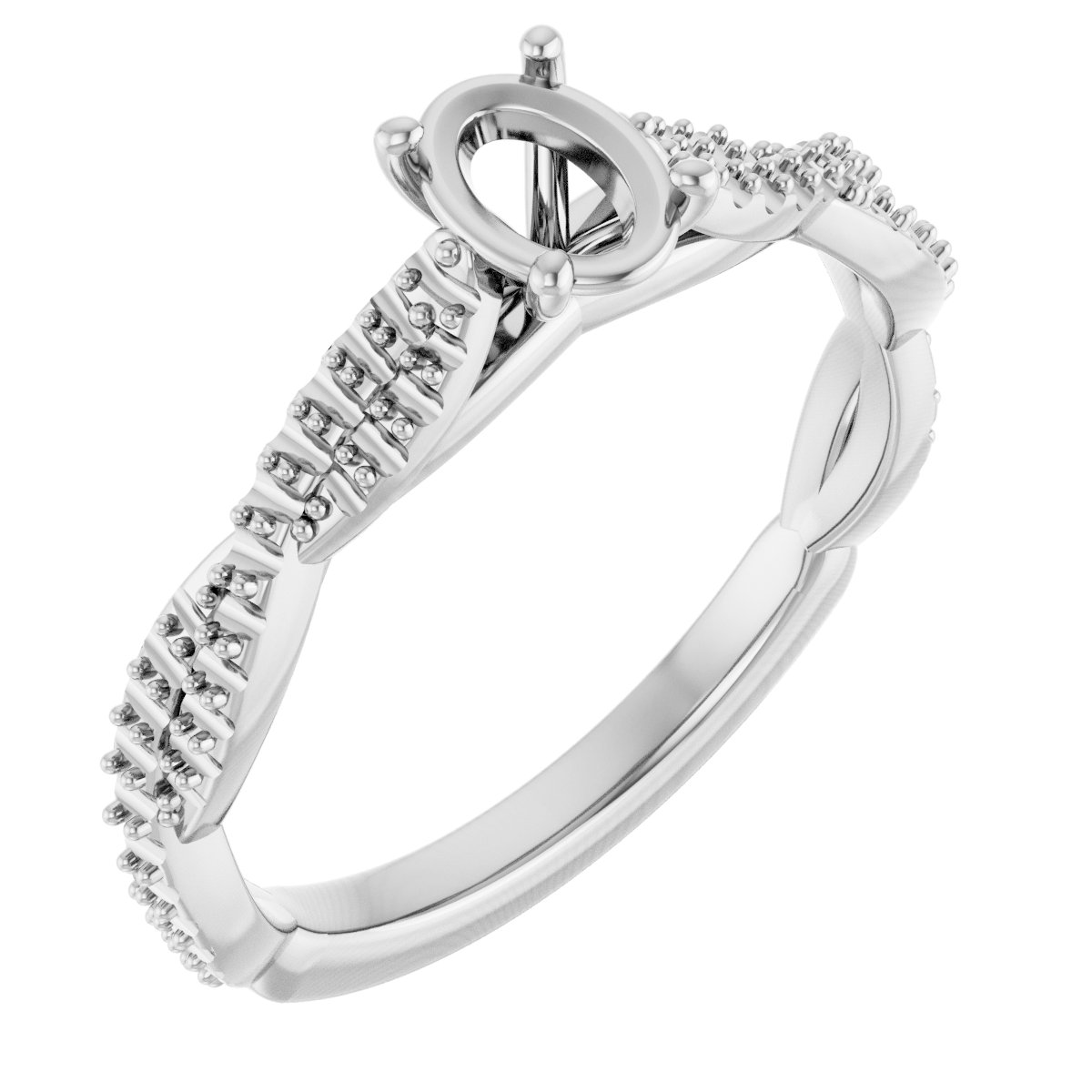 Infinity-Inspired Engagement Ring