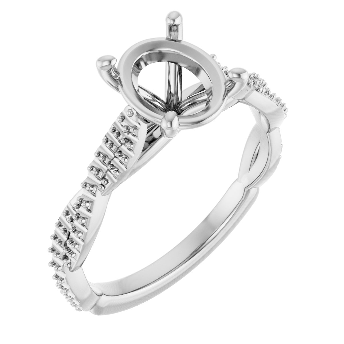 Infinity-Inspired Engagement Ring