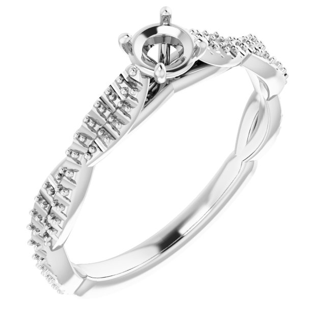 Infinity-Inspired Engagement Ring
