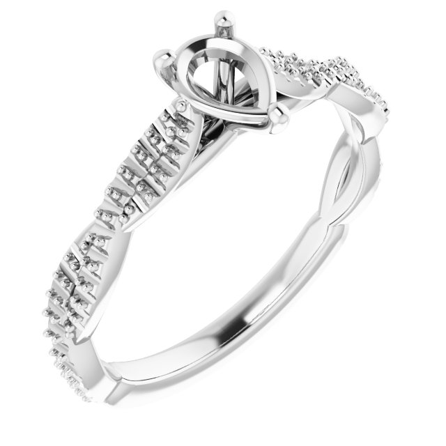 Infinity-Inspired Engagement Ring