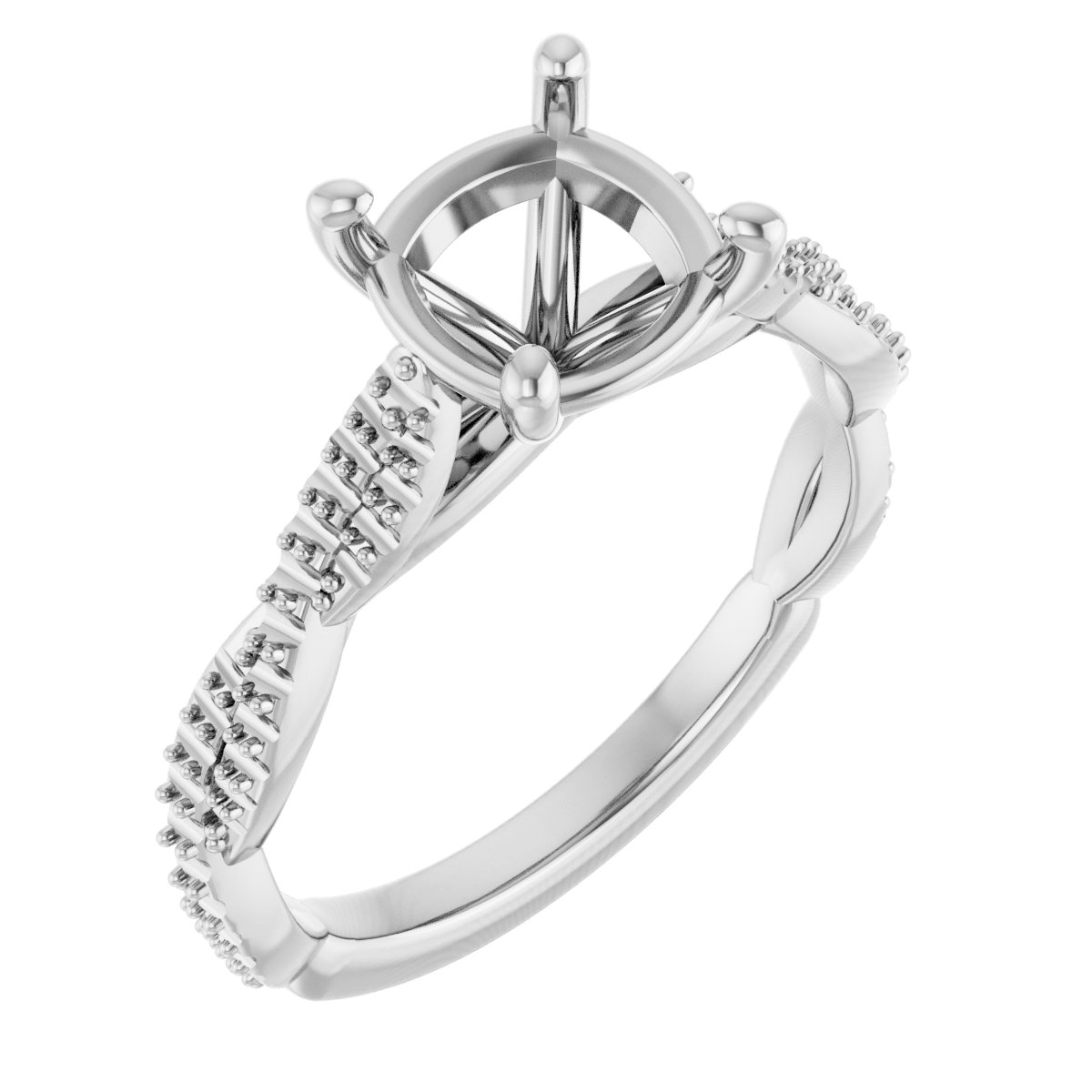Infinity-Inspired Engagement Ring
