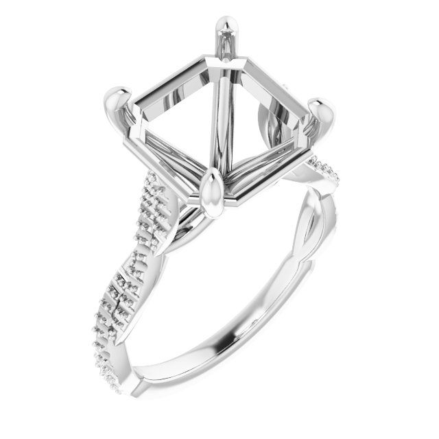 Infinity-Inspired Engagement Ring