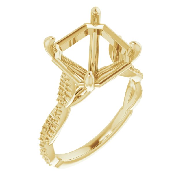 Infinity-Inspired Engagement Ring