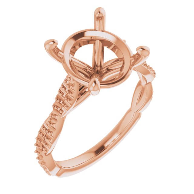 Infinity-Inspired Engagement Ring