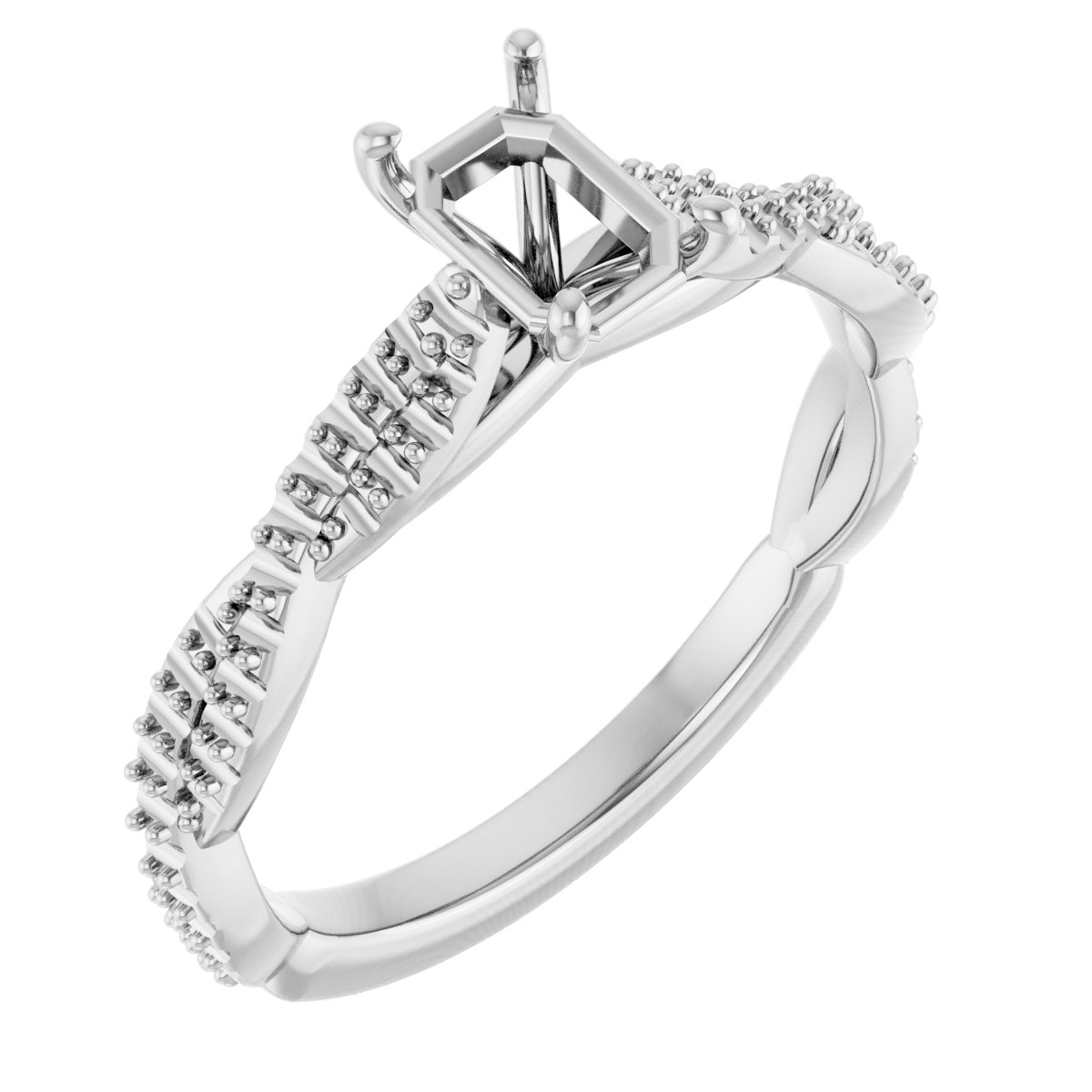 Infinity-Inspired Engagement Ring