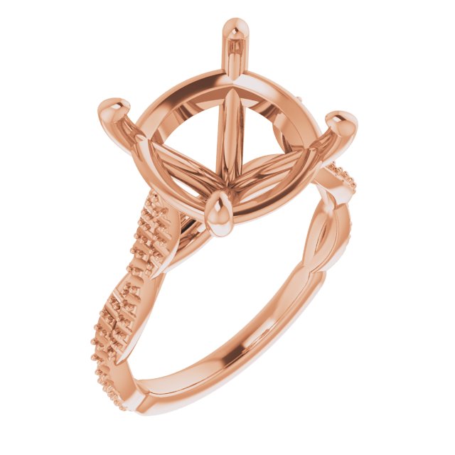 Infinity-Inspired Engagement Ring