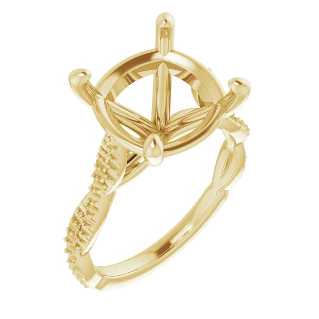 Infinity-Inspired Engagement Ring
