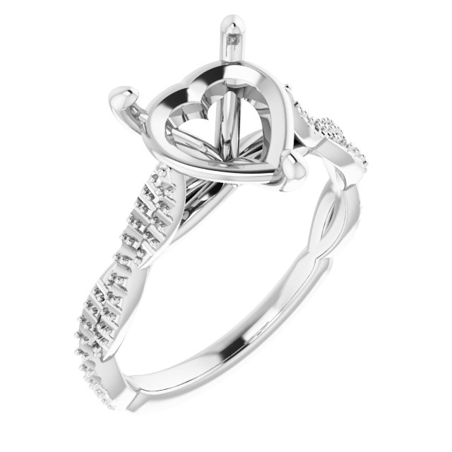 Infinity-Inspired Engagement Ring