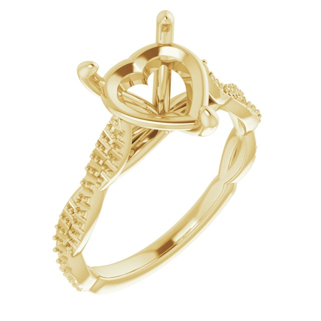 Infinity-Inspired Engagement Ring