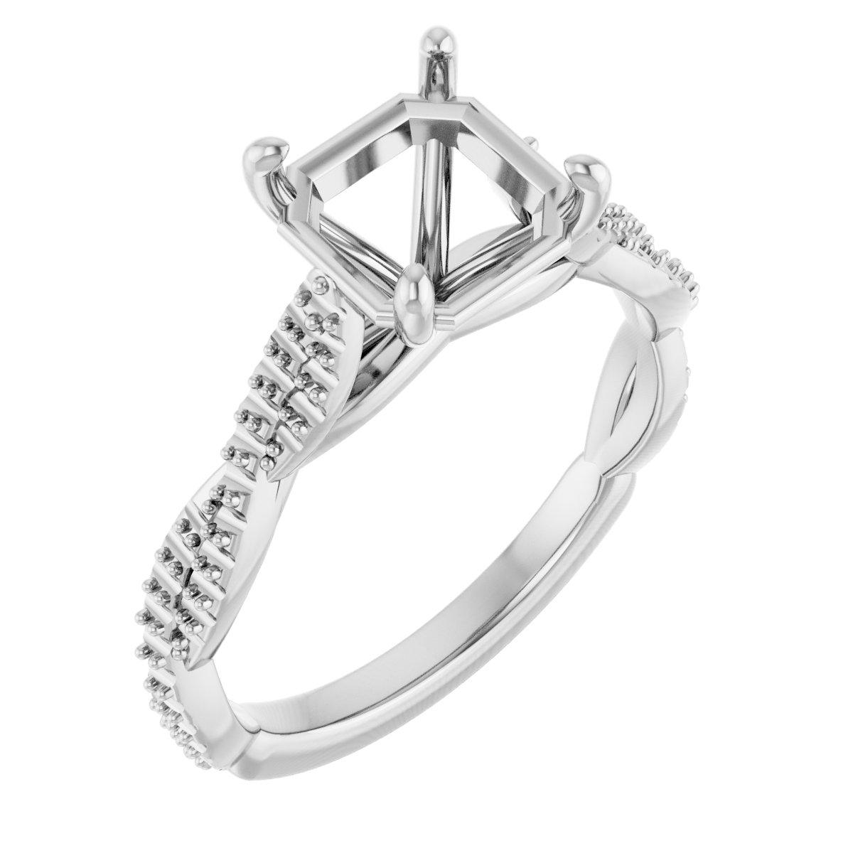 Infinity-Inspired Engagement Ring