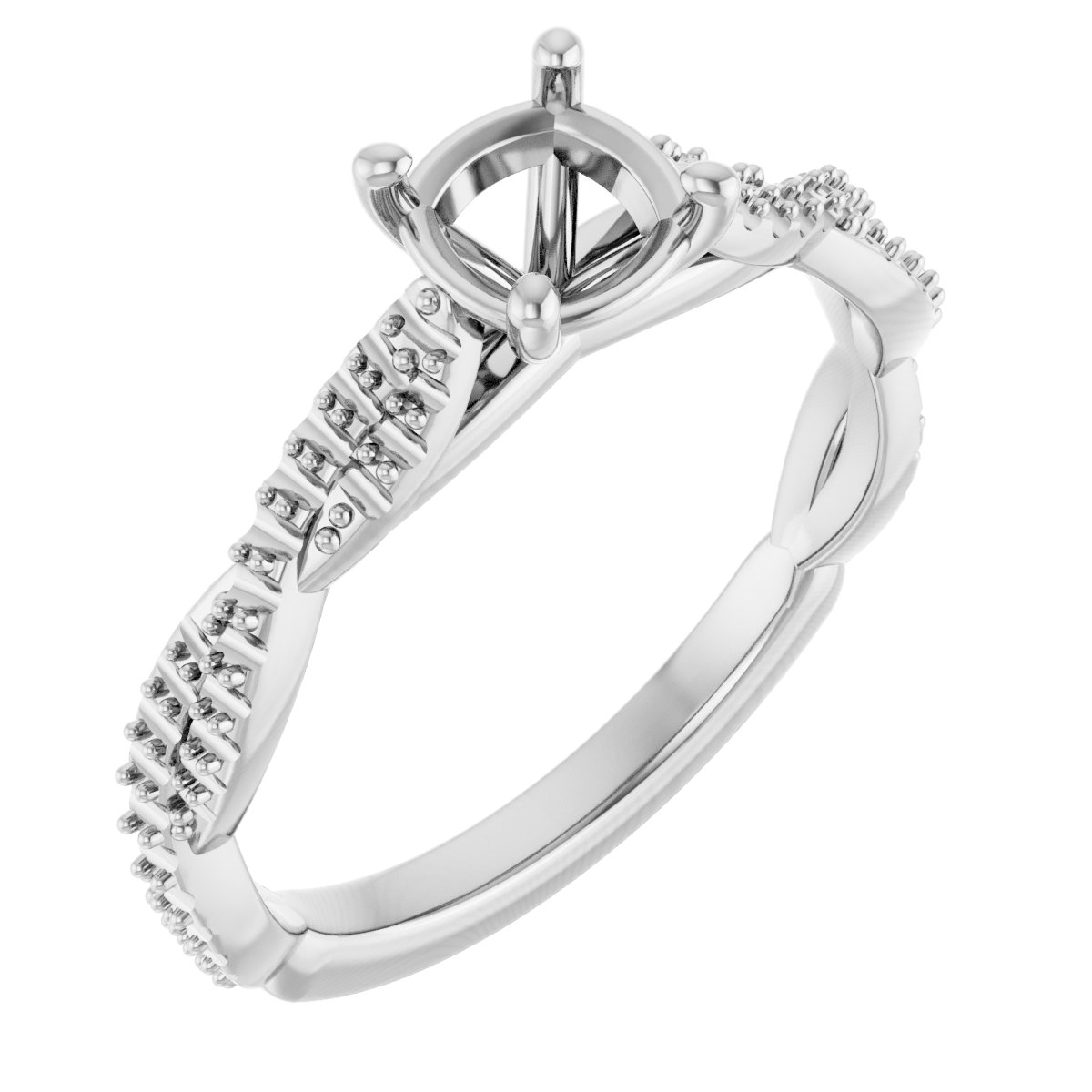 Infinity-Inspired Engagement Ring