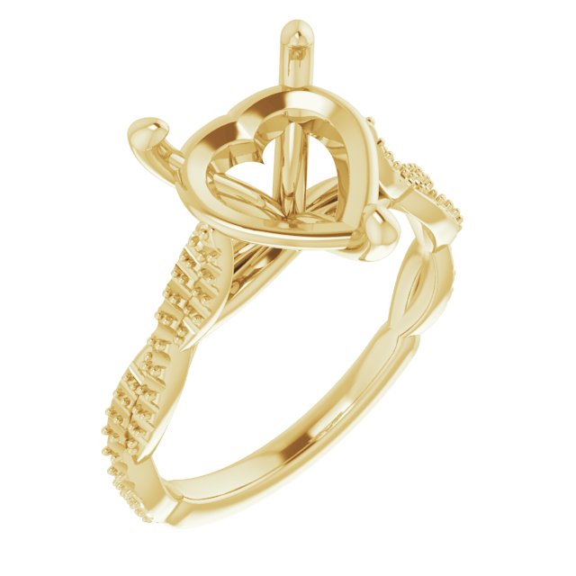 Infinity-Inspired Engagement Ring
