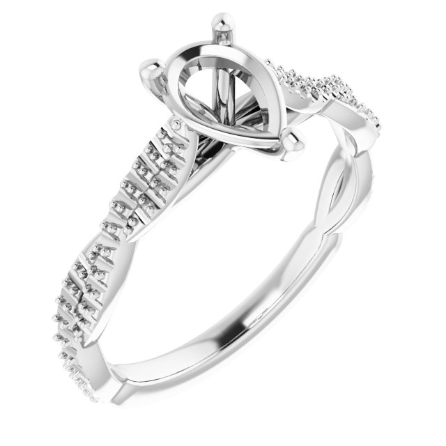 Infinity-Inspired Engagement Ring