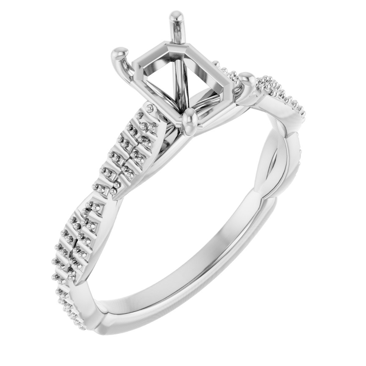 Infinity-Inspired Engagement Ring