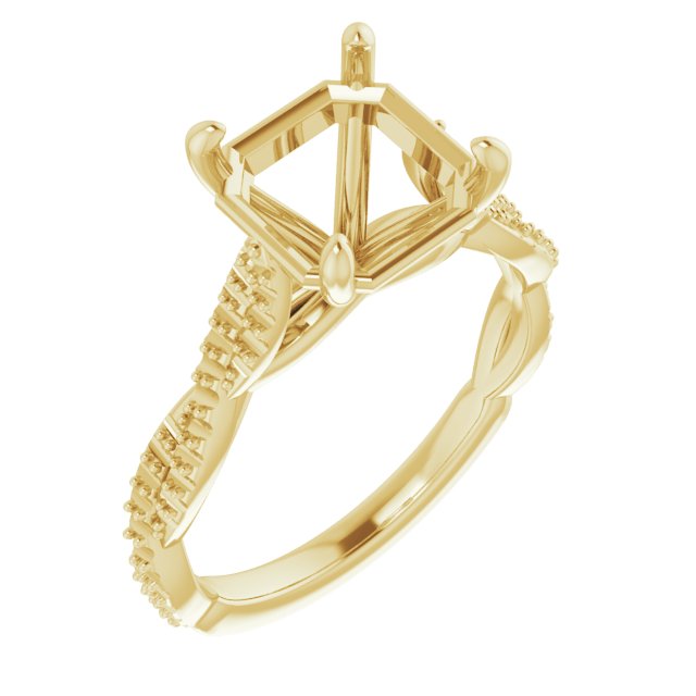 Infinity-Inspired Engagement Ring