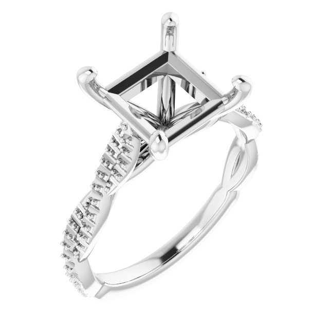 Infinity-Inspired Engagement Ring