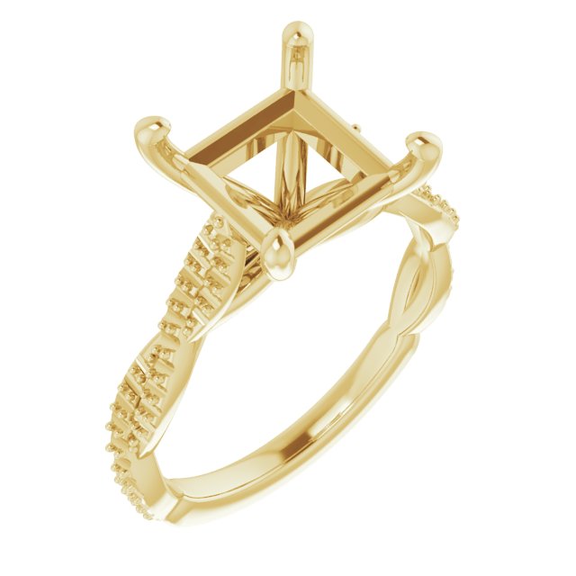 Infinity-Inspired Engagement Ring