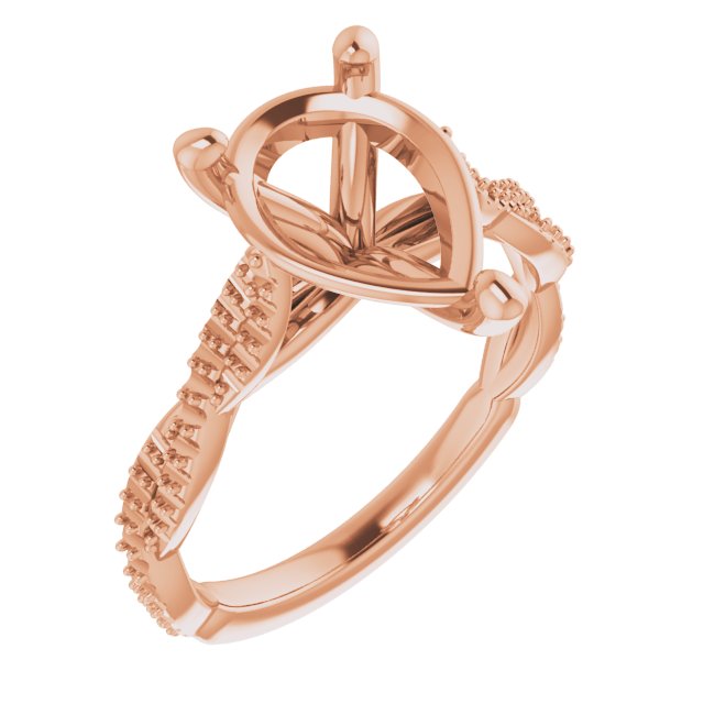 Infinity-Inspired Engagement Ring