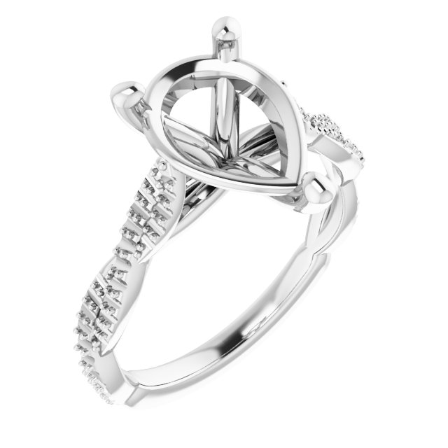 Infinity-Inspired Engagement Ring