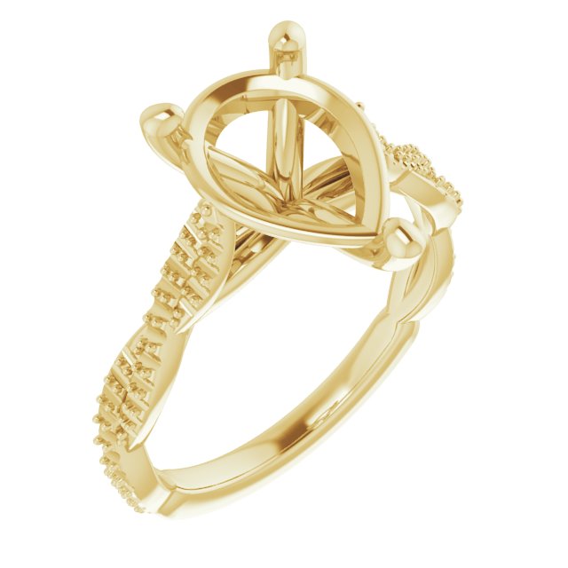 Infinity-Inspired Engagement Ring