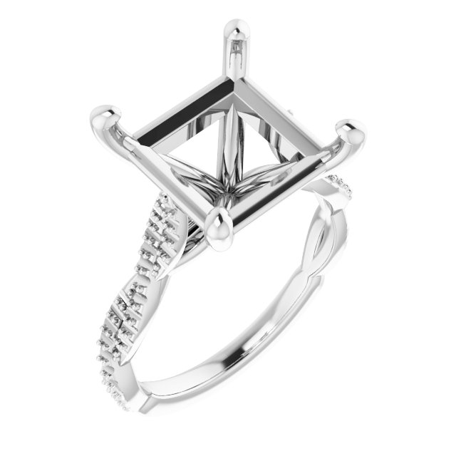 Infinity-Inspired Engagement Ring