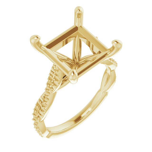 Infinity-Inspired Engagement Ring