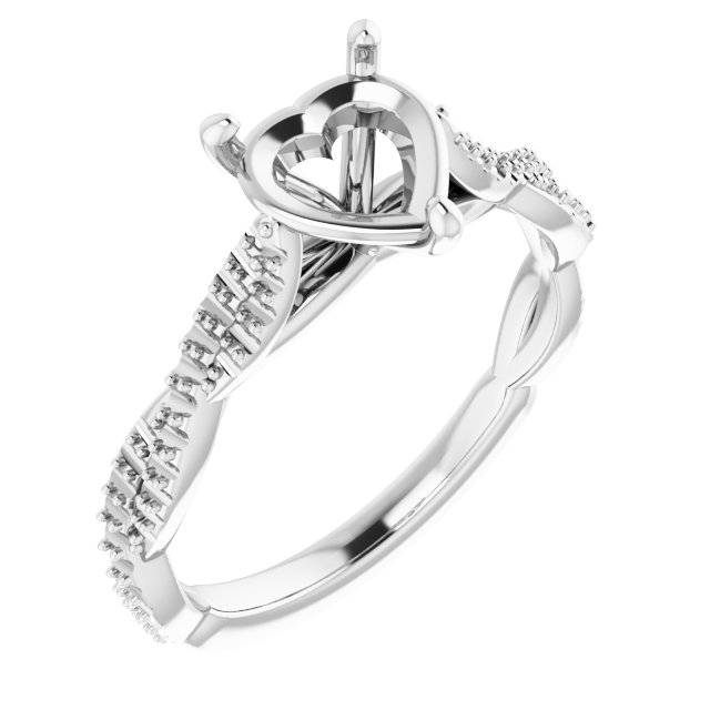 Infinity-Inspired Engagement Ring