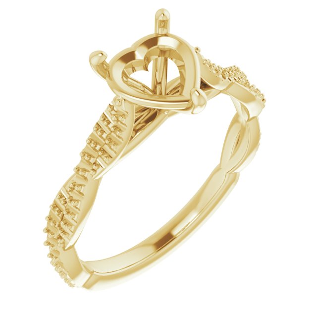 Infinity-Inspired Engagement Ring