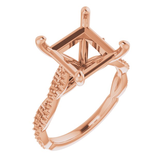 Infinity-Inspired Engagement Ring