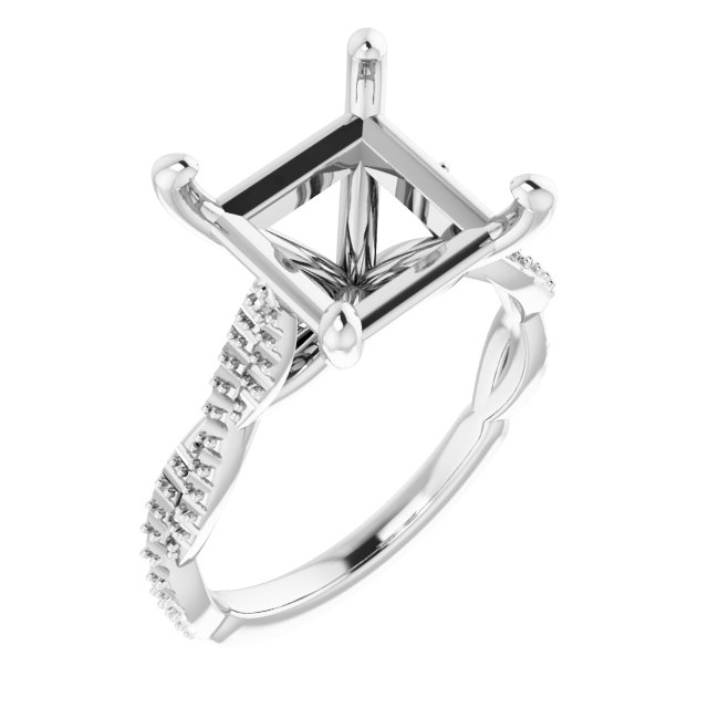 Infinity-Inspired Engagement Ring