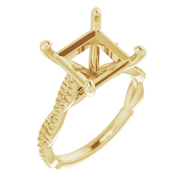 Infinity-Inspired Engagement Ring