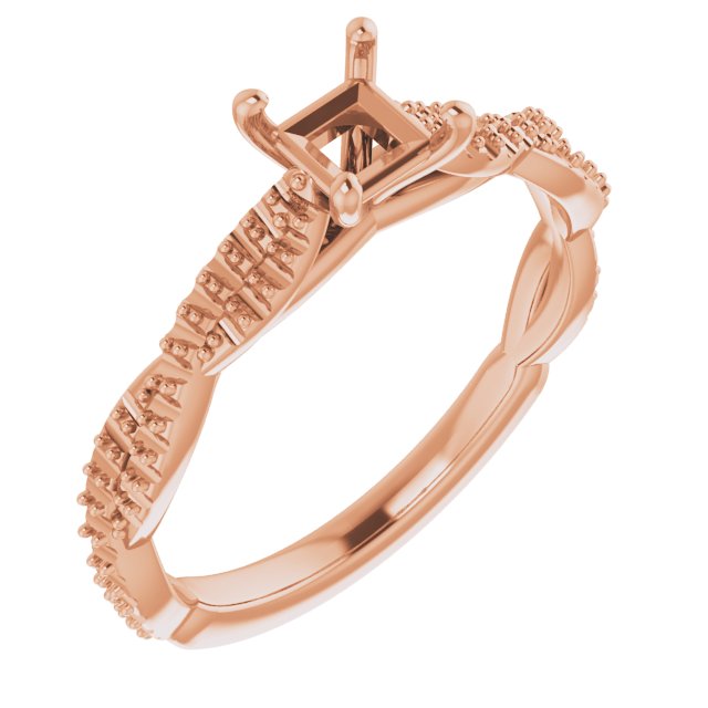Infinity-Inspired Engagement Ring