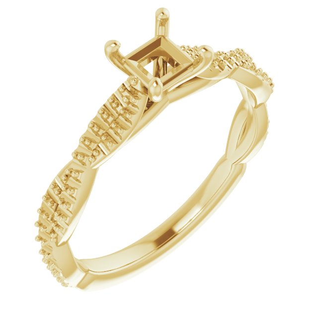 Infinity-Inspired Engagement Ring