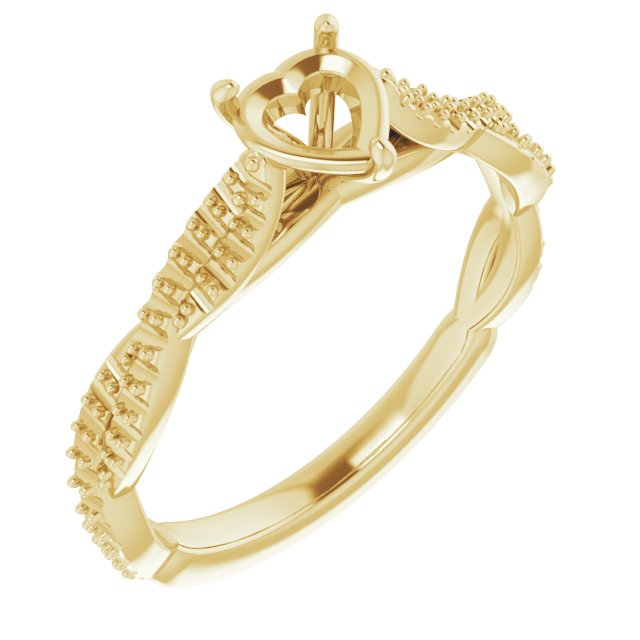 Infinity-Inspired Engagement Ring