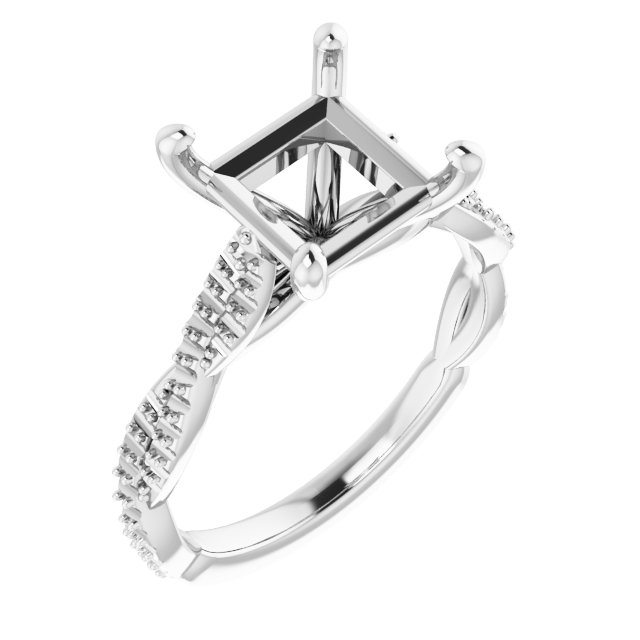 Infinity-Inspired Engagement Ring