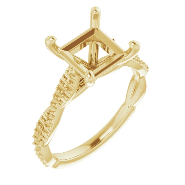 Infinity-Inspired Engagement Ring