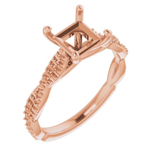 Infinity-Inspired Engagement Ring