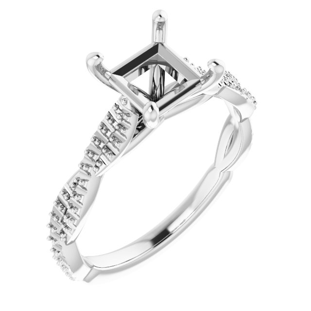 Infinity-Inspired Engagement Ring